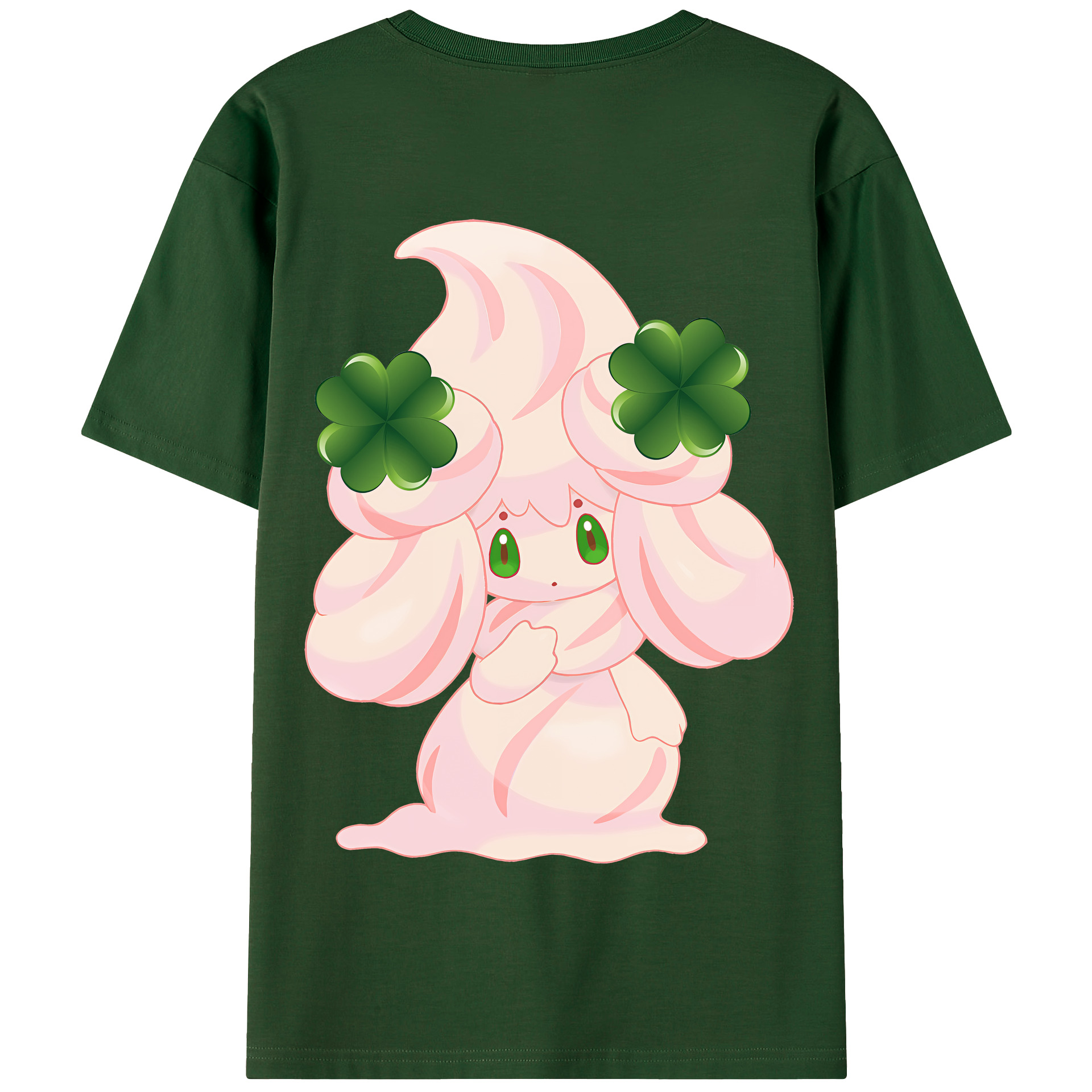 （画像用） ポケットモンスター Pokémon 綿100％半袖Tシャツ（背面プリント）